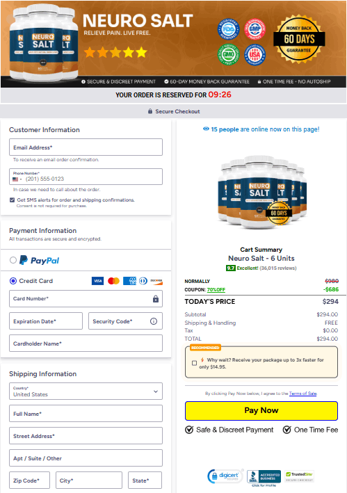 Neuro Salt-secure-checkout